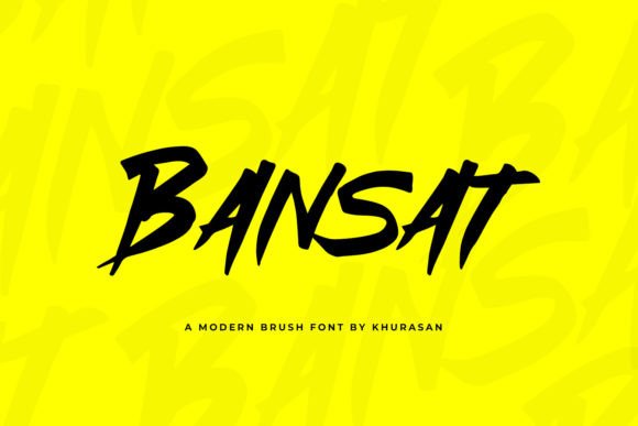 Bansat Display Font for Bold Campaign Visuals