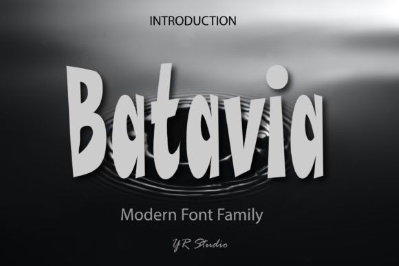 Batavia Display Font for Quirky Creative Campaigns