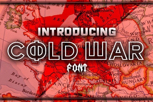 Cold War Typeface: A Bold Display Font for High-Impact Campaigns