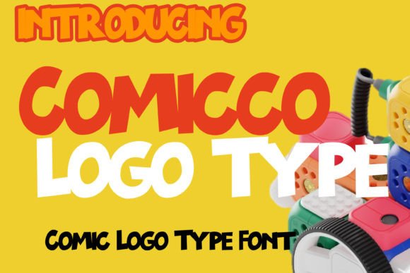 Comicco Logo Type: The Fun Display Font for Handmade Brands