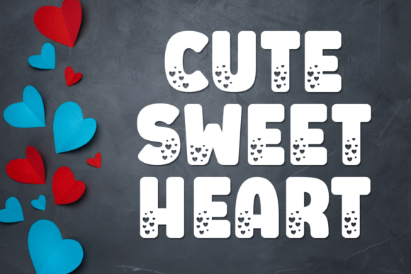 Cute Sweet Heart: The Perfect Display Font for Playful Branding