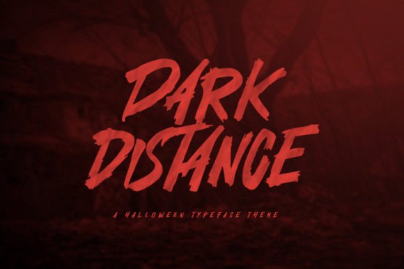 Dark Distance Typeface: Elevate Brand Identity with Unique Display Fonts