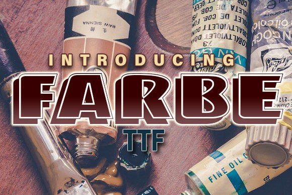 Farbe Font Review: A Bold Display Choice