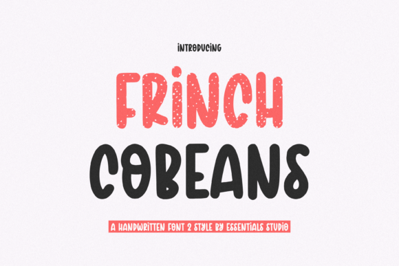 Frinch Cobean: A Fun Handwritten 2 Style Font for Modern Branding