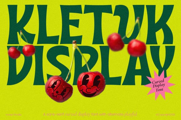 Kletvk: A Retro Sans-Serif Display Font for Crafters and Sellers