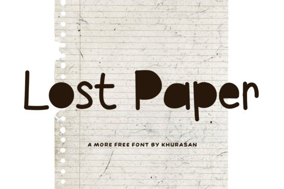 Lost Paper Free Download: A Modern Display Font Review