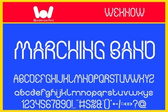 Marching Band: A Techno-Sci-Fi Display Font for High-Impact Campaigns