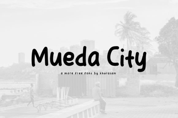 Mueda City Typeface: A Modern Display Font for Editorial Design