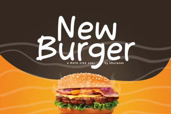 New Burger Typeface for Modern Brand Identity