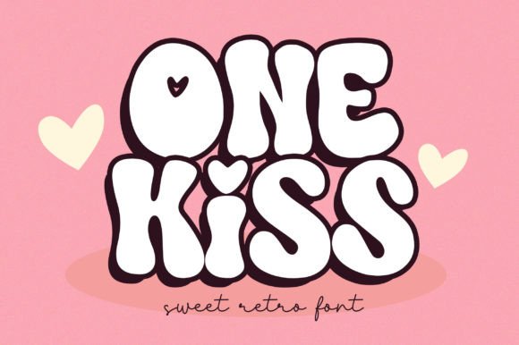 One Kiss: The Retro Display Font for Handmade Branding