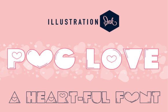 Pog Love Display Font for Valentine’s Day Designs