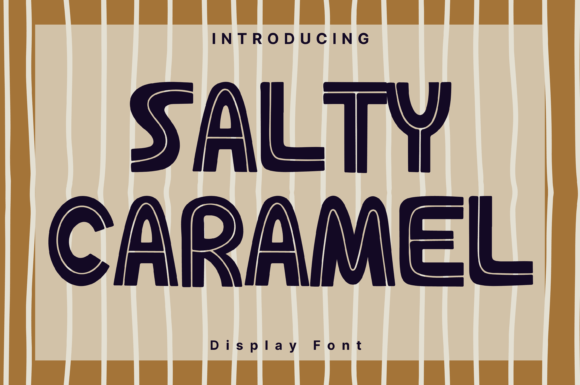 Salty Caramel Style Typeface Review for Modern Branding