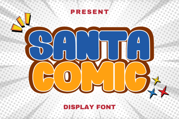 Santa Comic Typeface for Bold Digital Branding