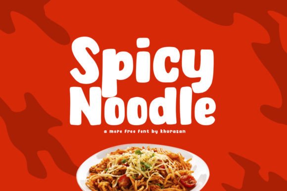 Spicy Noodle Display Typeface for Modern Web Design