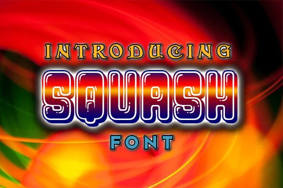 Squash Bubble Typeface for High-Impact Campaign Graphics