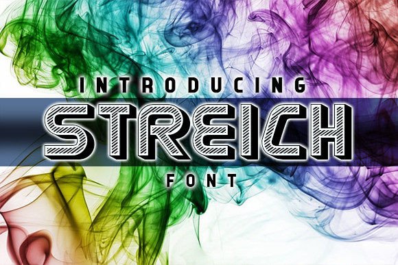Streich: A Stylish Retro Typeface for Handmade Product Design