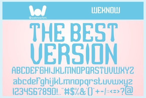 The Best Version: A Modern Display Font for Editorial Design