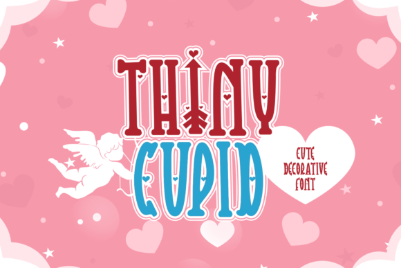 Thiny Cupid Display Font for Romantic Editorial Design