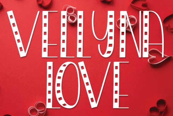 Vellyna Love Display Font for Digital Branding